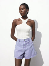 Maija Women's Solid Color Simple Casual Shorts